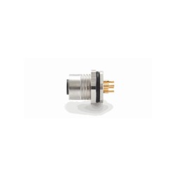 Connecteur femelle M12, 3 pol., S Encoding IP67, 3.6A, non-blindé